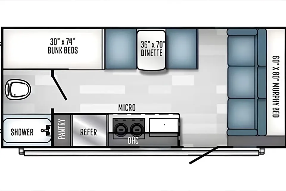 $32 a night for 28+ day rental off season on a full hookup campsite