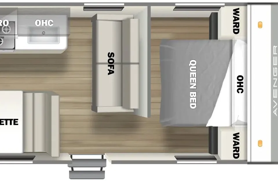 Prime Time Avenger Travel Trailer 28 Ft Sleeps 6