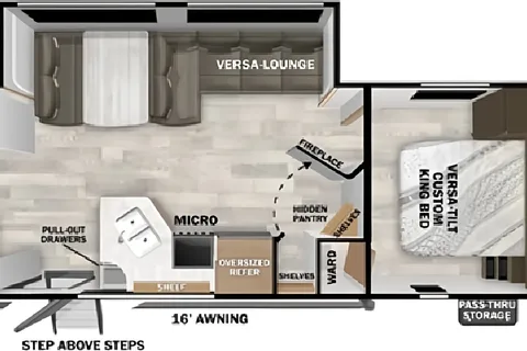 Salem 26 ICE (ICE1). 33 ft, 7785 lb Travel trailer Sleeps 8