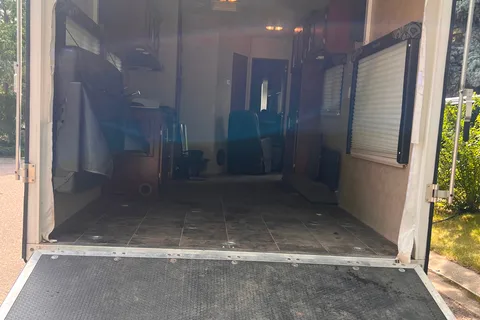 The Arnold’s Toy Hauler Forest River Sandstorm