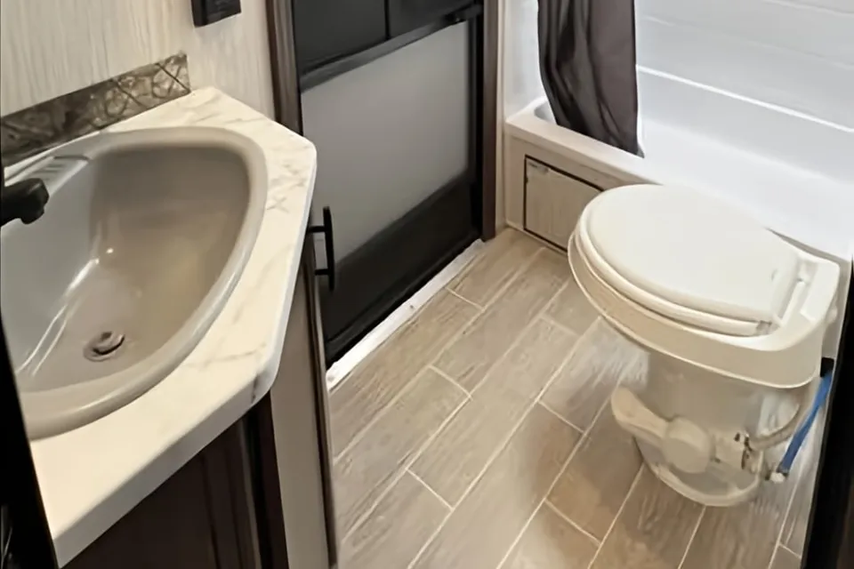 The Wolf 26DBH Travel Trailer