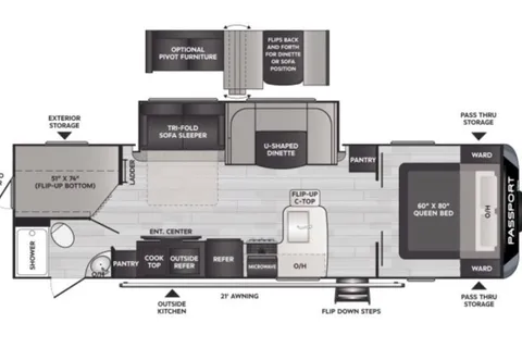 Sarah's Keystone Passport Travel Trailer