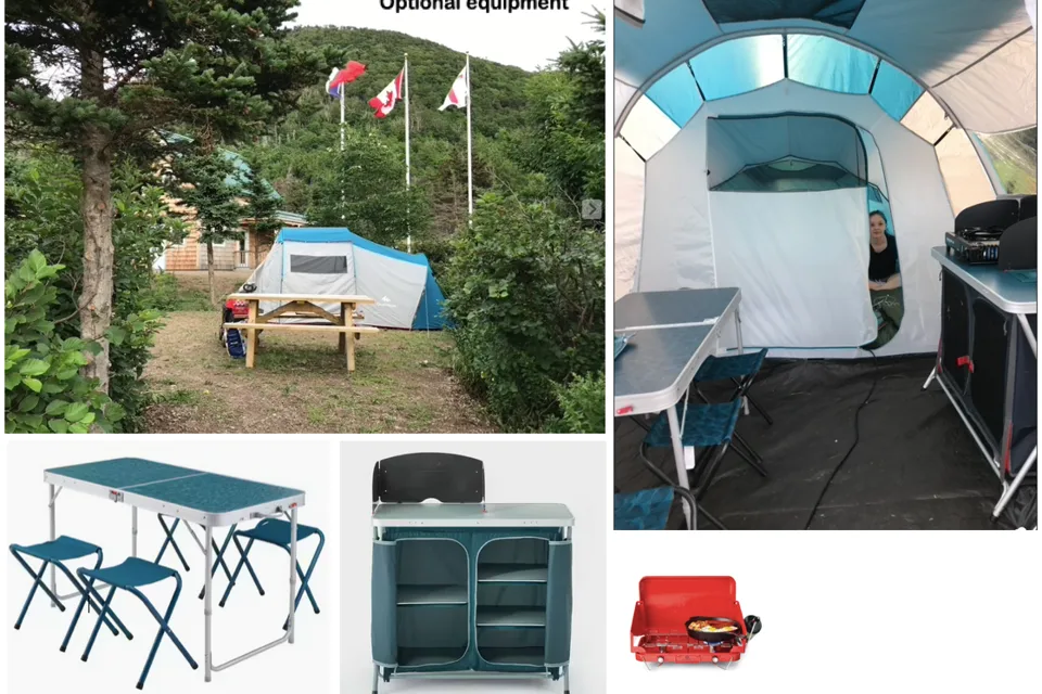 Gabriela's Coachmen Apex Nano, very spaceous, with a large slide-out.