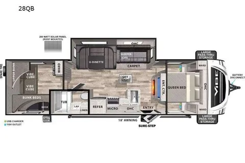 Alyssa's Forest River Vibe Travel Trailer
