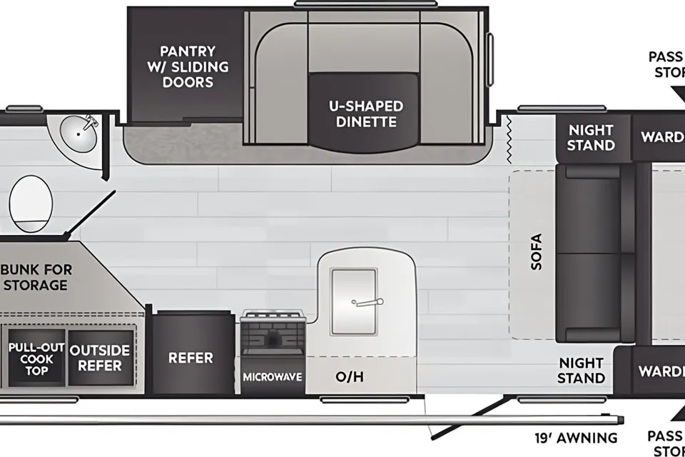 Joshua's Keystone Passport 22BHW Travel Trailer