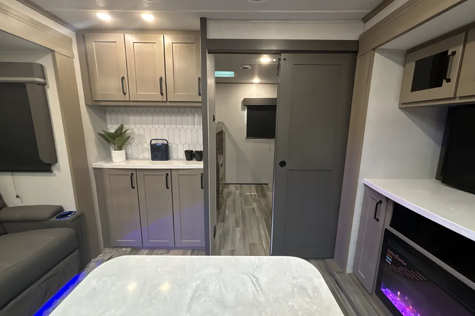 Kayla's Grand Design bunkhouse Trailer