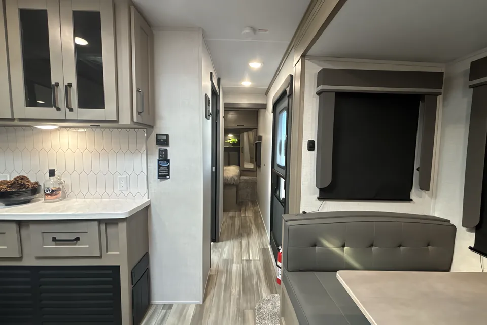 Kayla's Grand Design bunkhouse Trailer