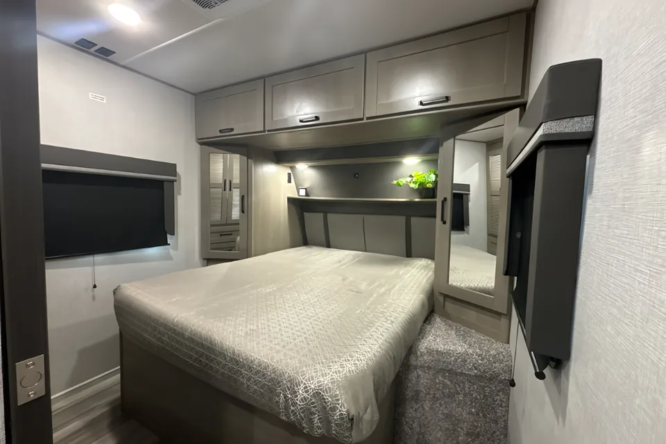 Kayla's Grand Design bunkhouse Trailer