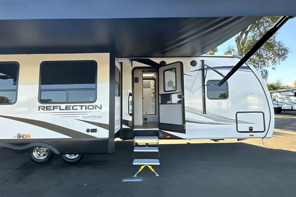 Kayla's Grand Design bunkhouse Trailer