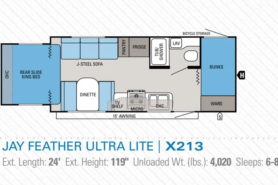 The cozy Jayco X213
