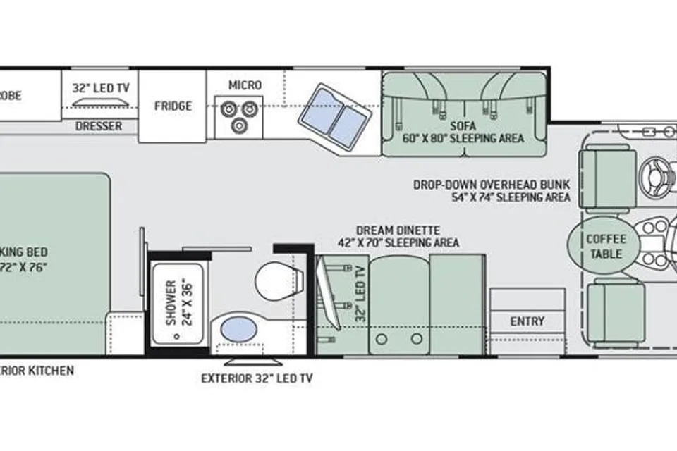 Class A Thor Hurricane - Sleeps 8 & Easy to Drive!