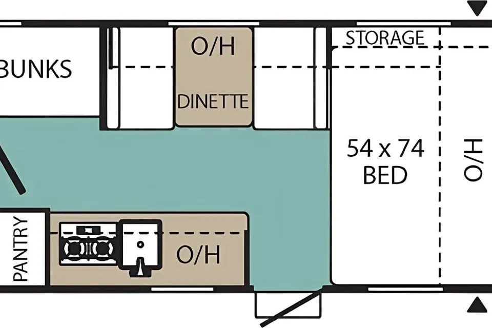 Lovely Clean & Tidy Trailer with Bunk Beds