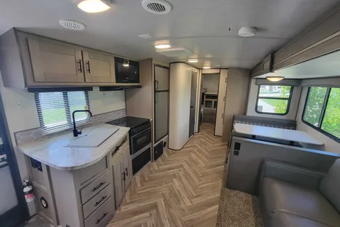 Shadow Cruiser Bunk Room Ultimate Boondocking Trailer