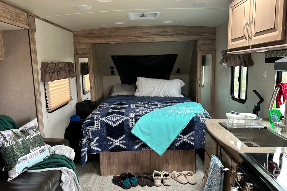 Glamping with Glenda the Trailer! 