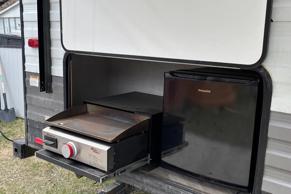 Family-friendly Forest River WildWood trailer