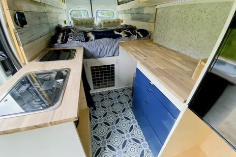 Comfortable van with all the amenities!