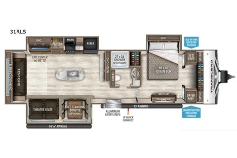 Aaron's Grand Design Transcend Travel Trailer