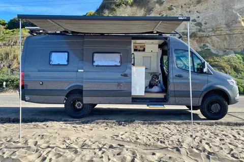“The Beast” Luxury 4x4 Sprinter | 800W Solar • Hot Shower • Off-Grid