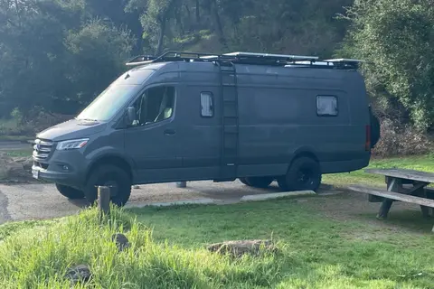 “The Beast” Luxury 4x4 Sprinter | 800W Solar • Hot Shower • Off-Grid
