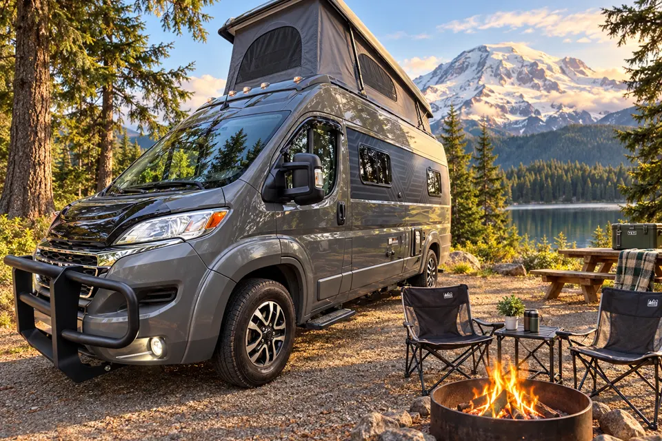2024 Winnebago Roam 59RZPT | The Only Open-Concept Pop-Top Class B Starlink