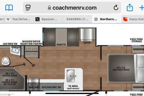 The Vzey's Coachmen Northern Spirit Travel Trailer