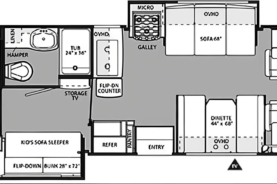 The Rig by Forest River 32 Foot Bunkie