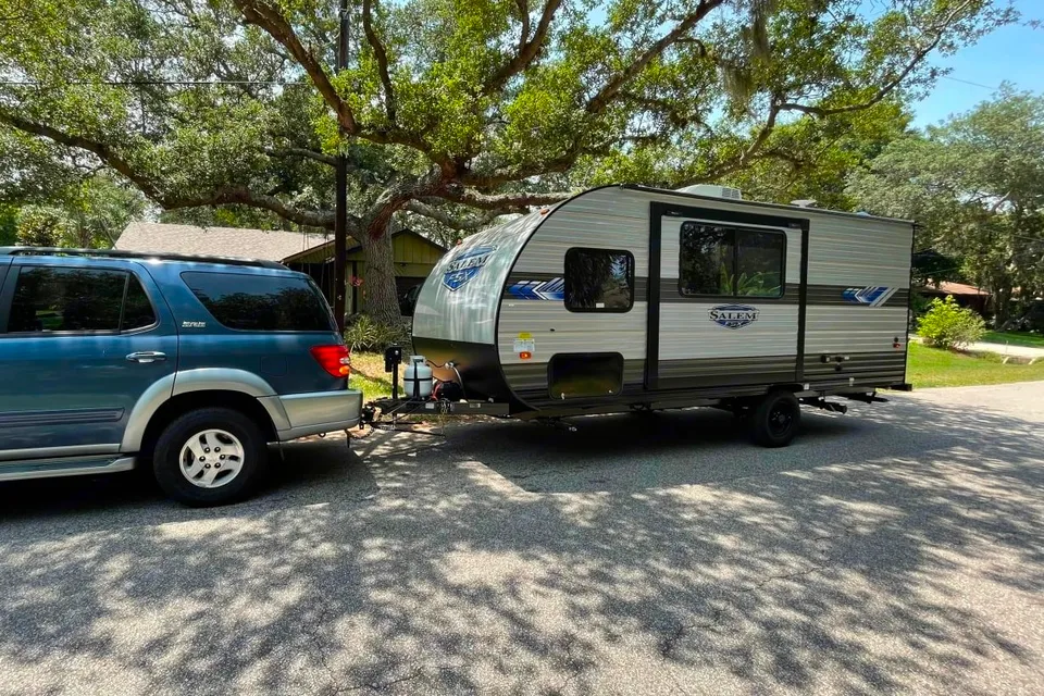The Cook's Cozy Kid Approved Camper Trailer