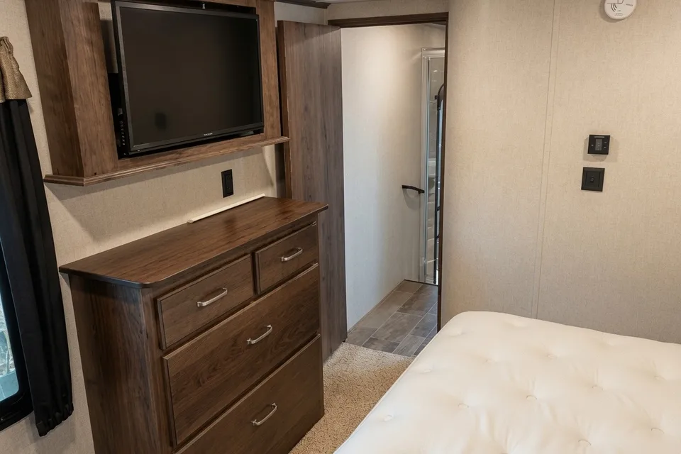beautiful couples layout, King bed with a large living room, Turn Key