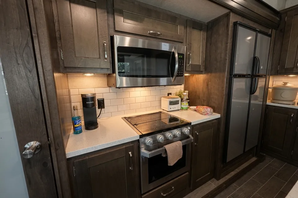 beautiful couples layout, King bed with a large living room, Turn Key