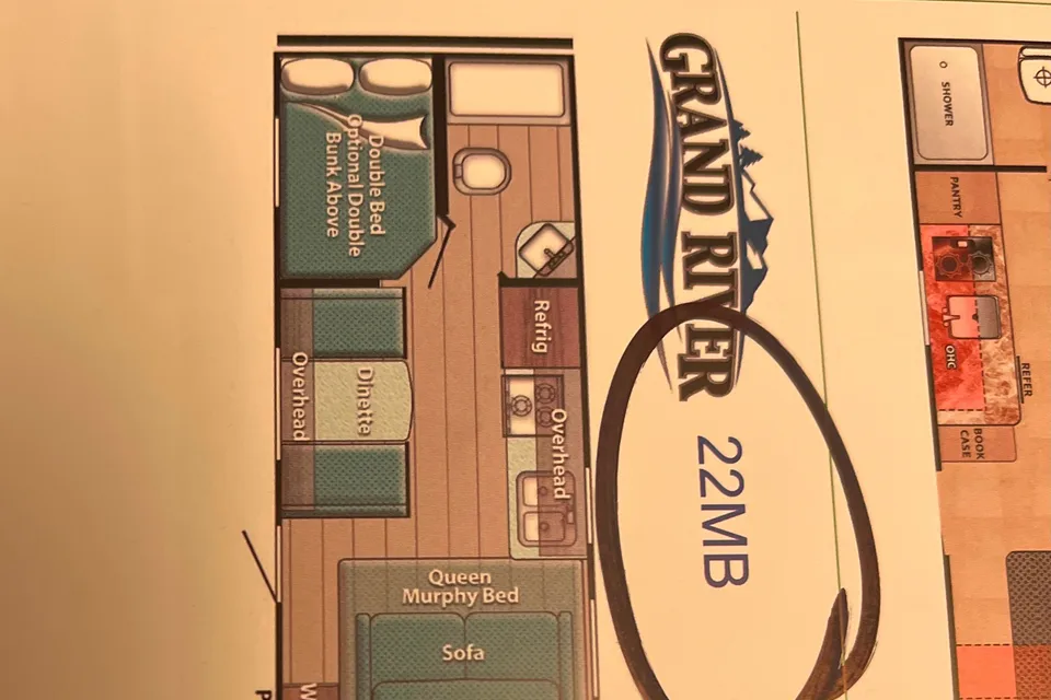 2022 Grand River Gulf Stream 22MB Ultralight Travel Trailer