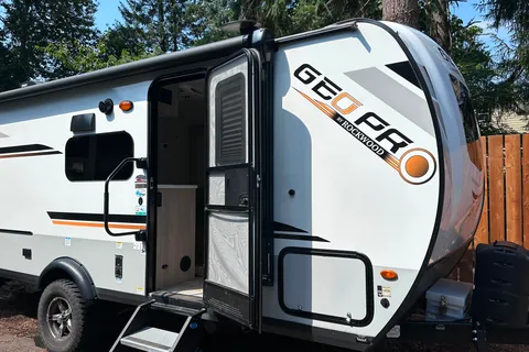 Modern, Light, and Spacious: 2021 Geo Pro Travel Trailer with Slide & Bunks