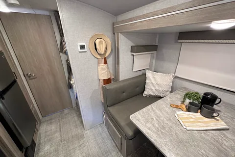 Modern, Light, and Spacious: 2021 Geo Pro Travel Trailer with Slide & Bunks