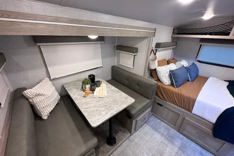Modern, Light, and Spacious: 2021 Geo Pro Travel Trailer with Slide & Bunks