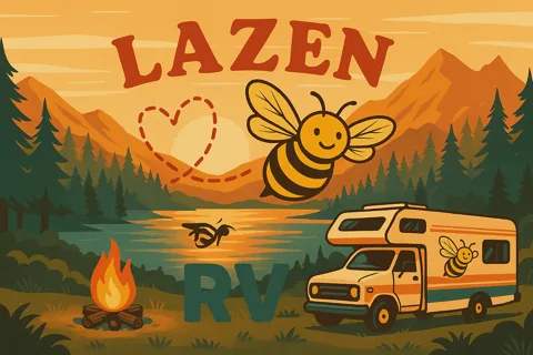 Lazen🐝 RV Adventures - Winnebago RV Cottage- SQUAMSH BASE CAMP