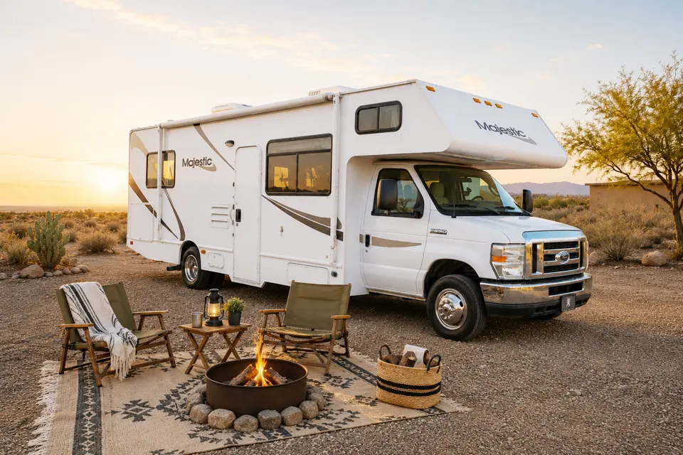 (#4) 30' Class C - Sleeps 6 - Generator, AC, Cozy- Festival, Burning Man