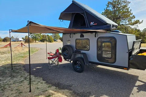 Adventure Off-Grid with Escapade Ridge Teardrop Trailer and Rooftop Tent