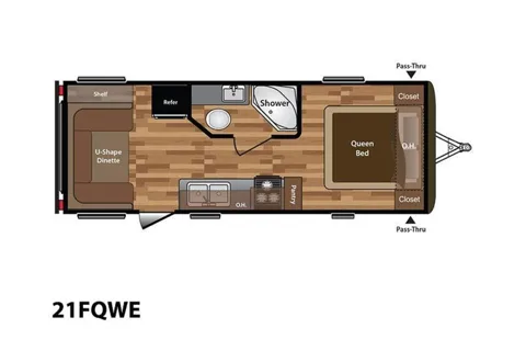 Keystone 21fqwe Travel Trailer