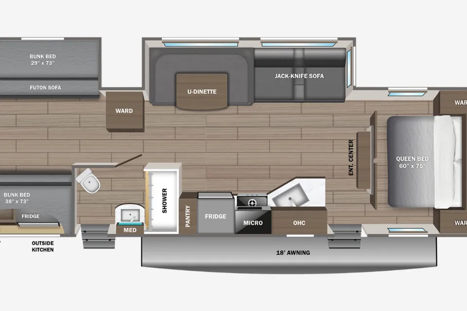 NEW, LUXURIOUS & LARGE Jayco Travel Trailer