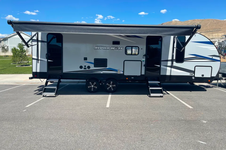 Travis's Forest River Cherokee Alpha Wolf Travel Trailer