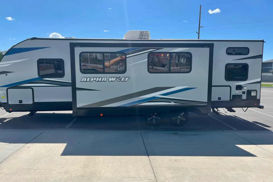 Travis's Forest River Cherokee Alpha Wolf Travel Trailer