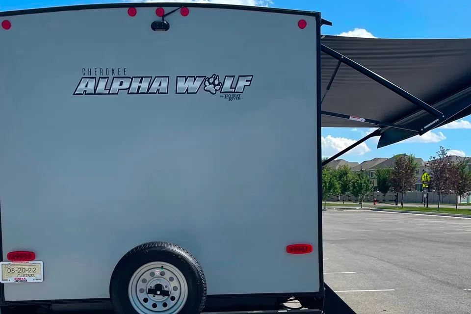 Travis's Forest River Cherokee Alpha Wolf Travel Trailer