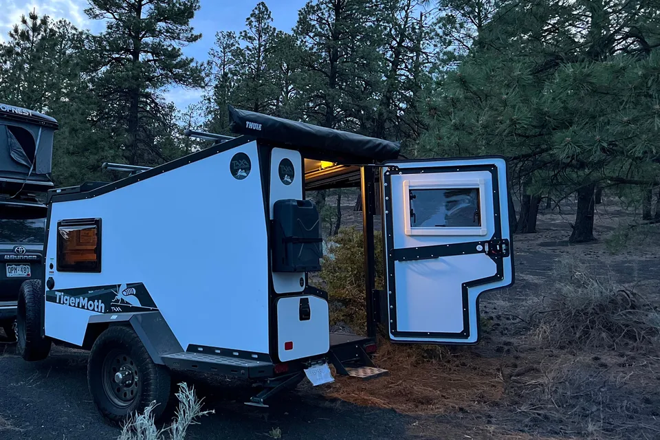 Peter's TAXA Tiger Moth Travel Trailer