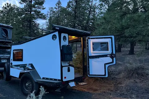 Peter's TAXA Tiger Moth Travel Trailer