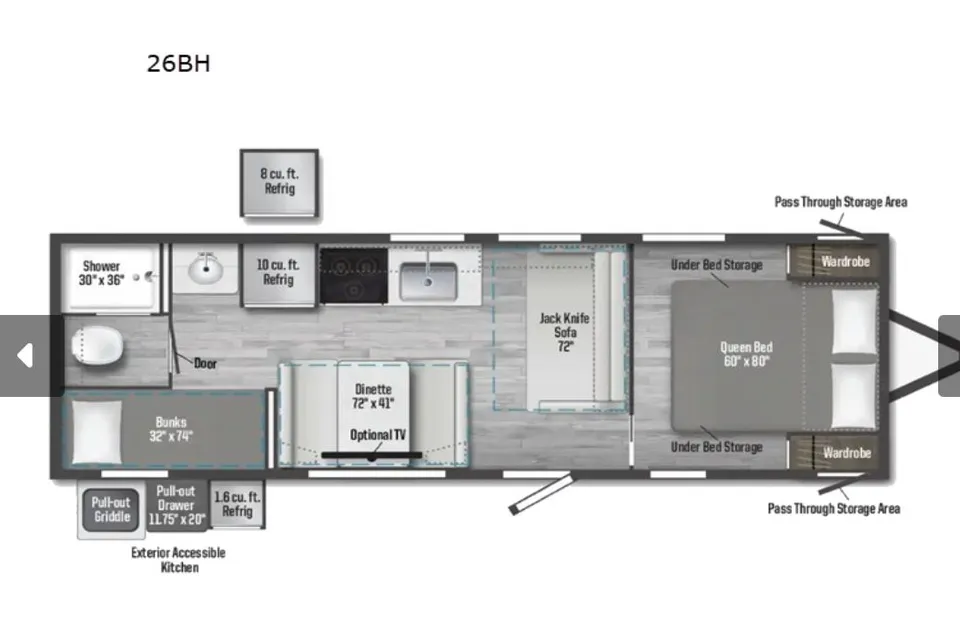 Modern Family Bunkhouse: Brand New Winnebago Access 26BH – Sleeps 8