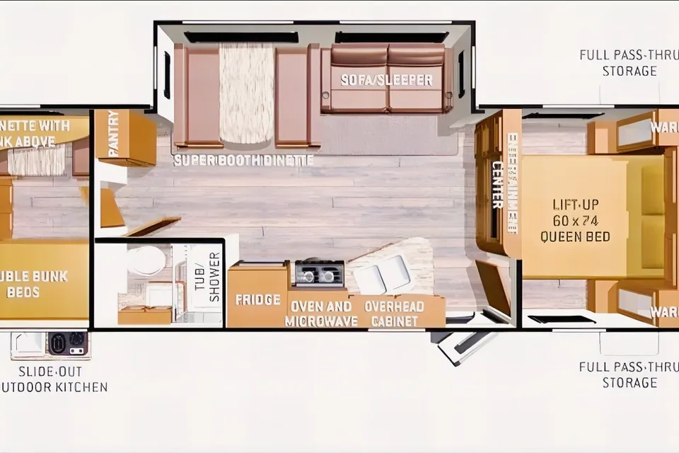 RADIANCE Travel Trailer / Sleep 9 / Bunk Beds
