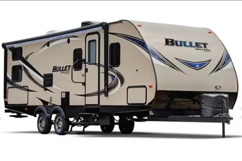 Sleeps 10 Keystone Bullet Ultralight Travel Trailer