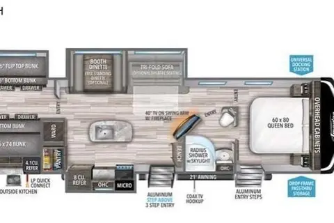 Huge Bunkhouse & Outdoor Kitchen Imagine 3250BH Travel Trailer The Ultimate Family Bunkhouse
