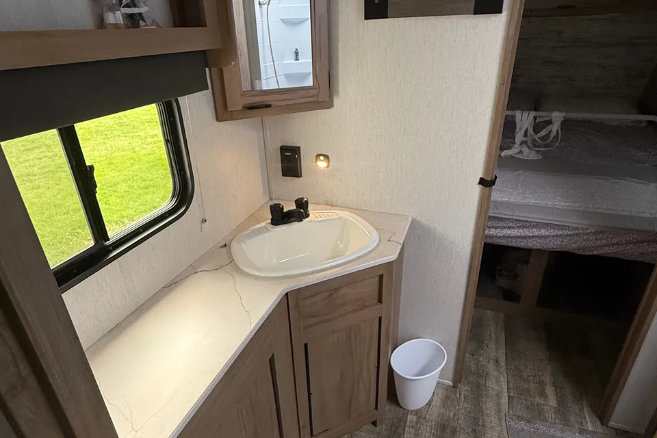 Arika’s travel trailer