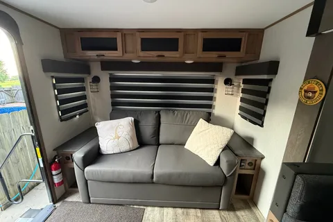 Arika’s travel trailer