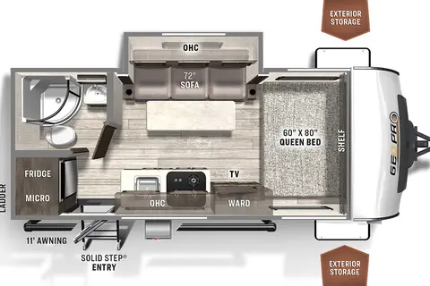 Pet friendly - On or off grid Geo pro Travel Trailer